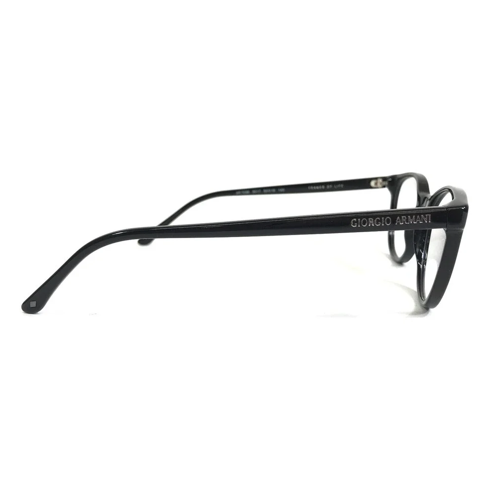 Giorgio Armani Eyeglasses Frames AR7096 5017 Black Round Full Rim 50-19-140